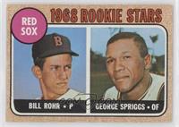 1968 Rookie Stars - Bill Rohr, George Spriggs
