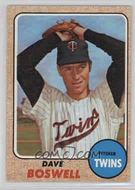 1968 Topps - [Base] #322 - Dave Boswell