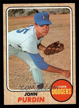 1968 Topps - [Base] #336 - John Purdin [EX]