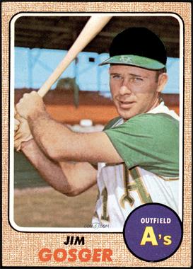 1968 Topps - [Base] #343 - Jim Gosger [EX+]