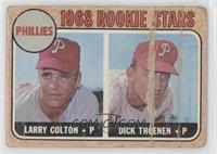 1968 Rookie Stars - Larry Colton, Dick Thoenen [COMC RCR Poor]