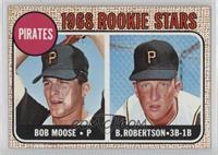1968 Rookie Stars - Bob Moose, Bob Robertson [Good to VG‑EX]
