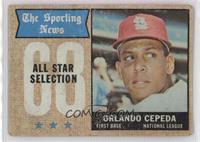 Sporting News All-Stars - Orlando Cepeda [Poor to Fair]