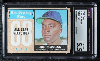 1968 Topps - [Base] #364 - Sporting News All-Stars - Joe Morgan [CSG 5.5 Excellent+]