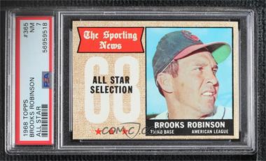 1968 Topps - [Base] #365 - Sporting News All-Stars - Brooks Robinson [PSA 7 NM]