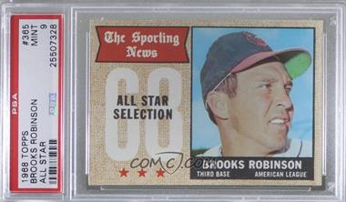 1968 Topps - [Base] #365 - Sporting News All-Stars - Brooks Robinson [PSA 9 MINT]