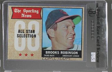 1968 Topps - [Base] #365 - Sporting News All-Stars - Brooks Robinson [BRCR 6.5]