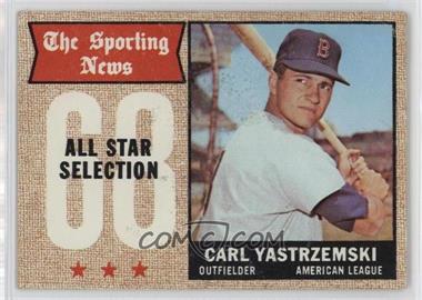 1968 Topps - [Base] #369 - Sporting News All-Stars - Carl Yastrzemski [Poor to Fair]