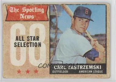1968 Topps - [Base] #369 - Sporting News All-Stars - Carl Yastrzemski [Poor to Fair]