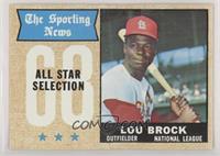 Sporting News All-Stars - Lou Brock [Poor to Fair]