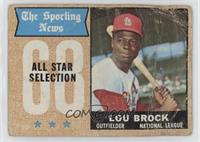 Sporting News All-Stars - Lou Brock [Poor to Fair]