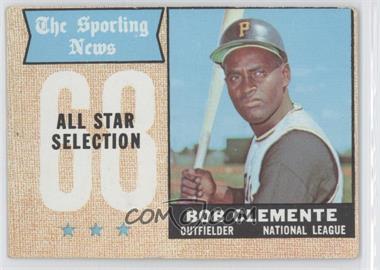 1968 Topps - [Base] #374 - Sporting News All-Stars - Roberto Clemente (Called Bob On Card)
