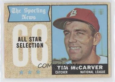 1968 Topps - [Base] #376 - Sporting News All-Stars - Tim McCarver