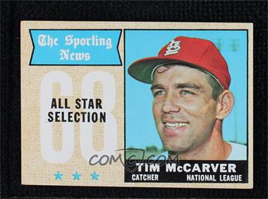 1968 Topps - [Base] #376 - Sporting News All-Stars - Tim McCarver