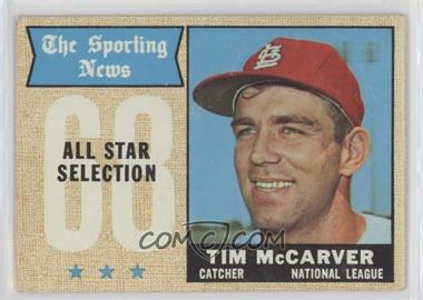 1968 Topps - [Base] #376 - Sporting News All-Stars - Tim McCarver