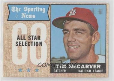 1968 Topps - [Base] #376 - Sporting News All-Stars - Tim McCarver