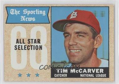 1968 Topps - [Base] #376 - Sporting News All-Stars - Tim McCarver