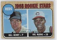 1968 Rookie Stars - Bill Henry, Hal McRae [Poor to Fair]