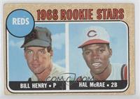 1968 Rookie Stars - Bill Henry, Hal McRae [Good to VG‑EX]