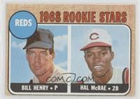 1968 Rookie Stars - Bill Henry, Hal McRae