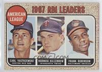 League Leaders - Carl Yastrzemski, Harmon Killebrew, Frank Robinson