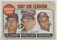 League Leaders - Carl Yastrzemski, Harmon Killebrew, Frank Robinson [Good …