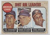 League Leaders - Carl Yastrzemski, Harmon Killebrew, Frank Robinson