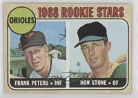 1968 Rookie Stars - Ron Stone, Frank Peters [Poor to Fair]