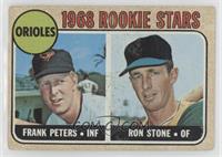 1968 Rookie Stars - Ron Stone, Frank Peters [Good to VG‑EX]