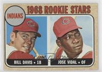 1968 Rookie Stars - Bill Davis, Jose Vidal