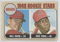 1968 Rookie Stars - Bill Davis, Jose Vidal