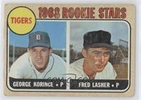 1968 Rookie Stars - Fred Lasher, George Korince