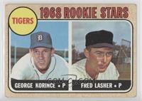 1968 Rookie Stars - Fred Lasher, George Korince [Good to VG‑EX]