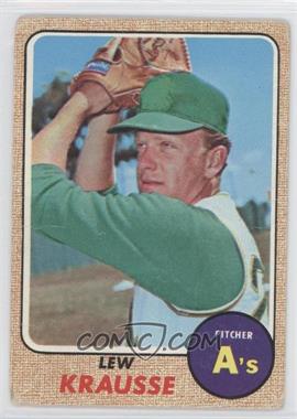 1968 Topps - [Base] #458 - High # - Lew Krausse [Good to VG‑EX]