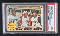 High # - Tony Oliva, Chico Cardenas, Roberto Clemente [PSA 2 GOOD]