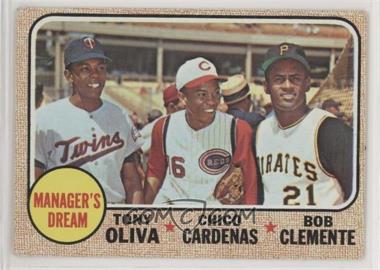 1968 Topps - [Base] #480 - High # - Tony Oliva, Chico Cardenas, Roberto Clemente