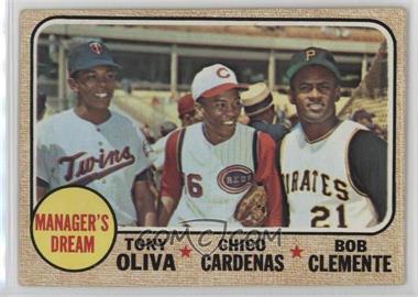 1968 Topps - [Base] #480 - High # - Tony Oliva, Chico Cardenas, Roberto Clemente