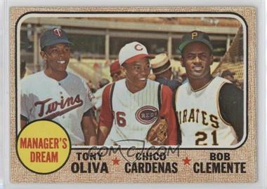 1968 Topps - [Base] #480 - High # - Tony Oliva, Chico Cardenas, Roberto Clemente