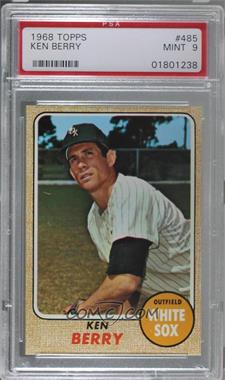 1968 Topps - [Base] #485 - High # - Ken Berry [PSA 9 MINT]