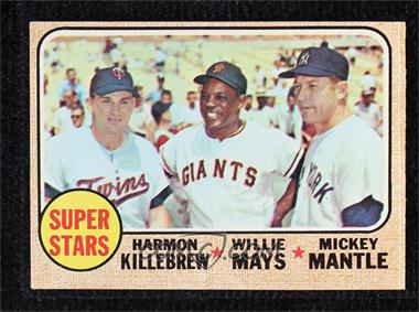 1968 Topps - [Base] #490 - High # - Willie Mays, Mickey Mantle, Harmon Killebrew) [Noted]