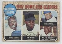 1967 NL Home Run Leaders (Hank Aaron, Jimmy Wynn, Ron Santo, Willie McCovey) [C…