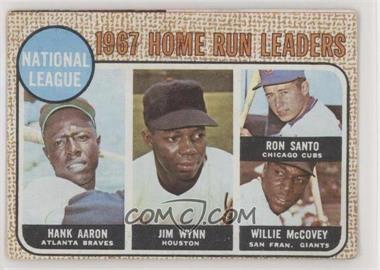 1968 Topps - [Base] #5 - League Leaders - Hank Aaron, Jim Wynn, Ron Santo, Willie McCovey