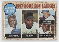 League Leaders - Hank Aaron, Jim Wynn, Ron Santo, Willie McCovey [Good to&…