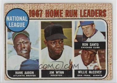 1968 Topps - [Base] #5 - League Leaders - Hank Aaron, Jim Wynn, Ron Santo, Willie McCovey