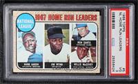 League Leaders - Hank Aaron, Jim Wynn, Ron Santo, Willie McCovey [PSA 3&nb…