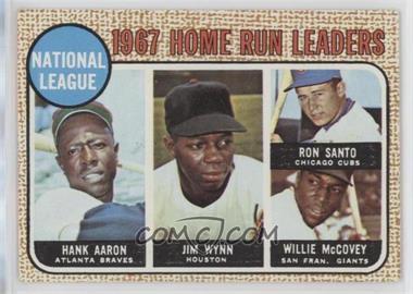 1968 Topps - [Base] #5 - League Leaders - Hank Aaron, Jim Wynn, Ron Santo, Willie McCovey