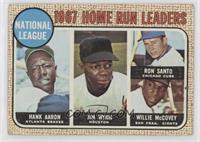 League Leaders - Hank Aaron, Jim Wynn, Ron Santo, Willie McCovey [Good to&…