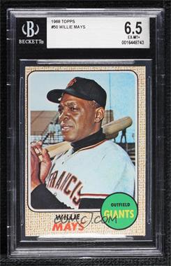 1968 Topps - [Base] #50 - Willie Mays [BGS 6.5 EX‑MT+]