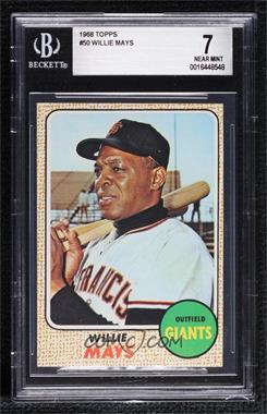 1968 Topps - [Base] #50 - Willie Mays [BGS 7 NEAR MINT]