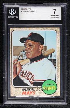 1968 Topps - [Base] #50 - Willie Mays [BGS 7 NEAR MINT]